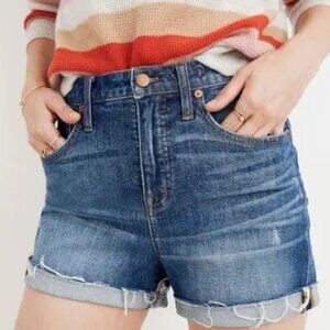 Madewell High-Rise Denim Cutoff Shorts in Glenoaks Wash - size 26 - item F7019